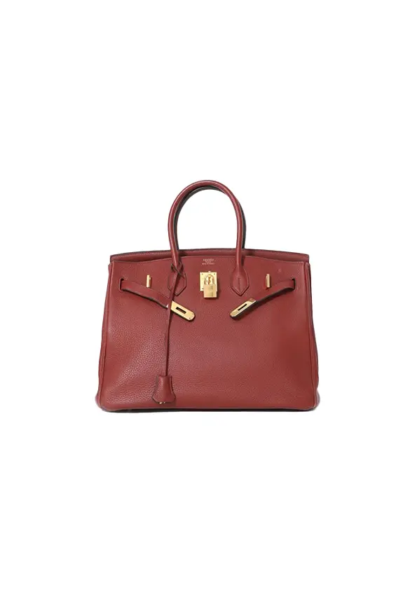 Rouge Sienne Togo birkin 35 | Authentic & Vintage | ReSee 