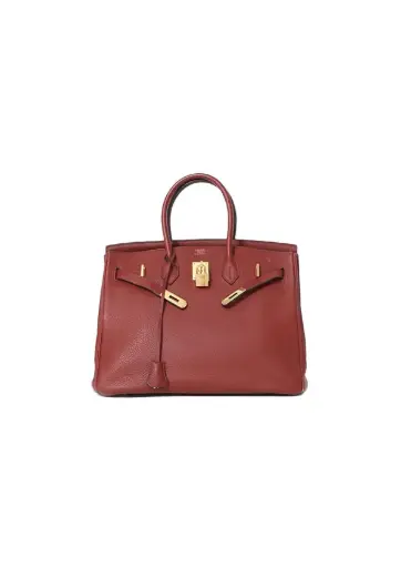 Rouge Sienne Togo birkin 35 | Authentic & Vintage | ReSee 